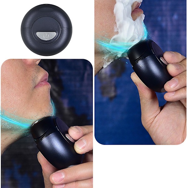 Portable Waterproof Rechargeable Electric Shaver for Men