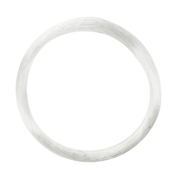 Nylon fiskesnøre, 0,80 mm, spolediameter 33 m, hvit