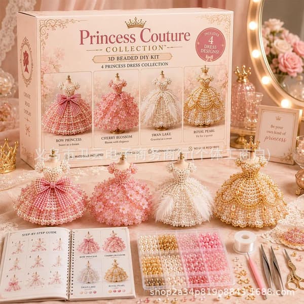 3D Perle Dyre- og Fantasy DIY-kollektion D