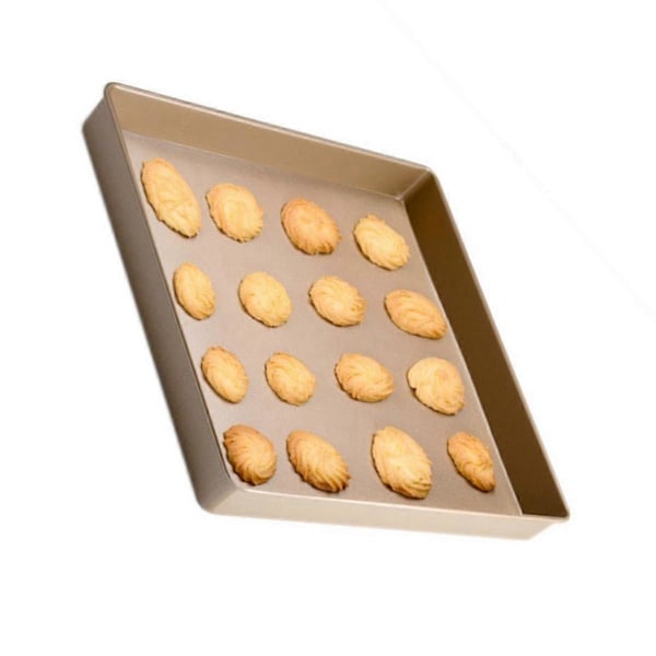 Rektangulært bakeform i karbonstål med non-stick belegg, kakeform, multifunksjonelt bakeutstyr