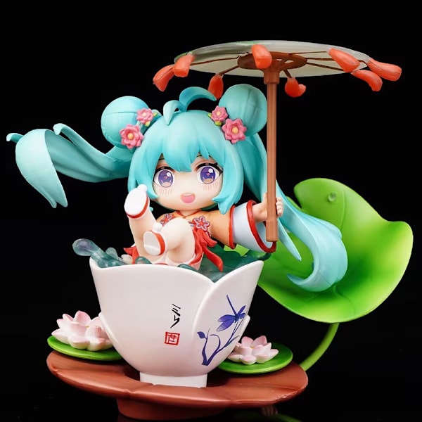 Q-versjon av leire, Hatsune Miku Moonlight Moving Movement and Conversion Anime Hand -Office Model