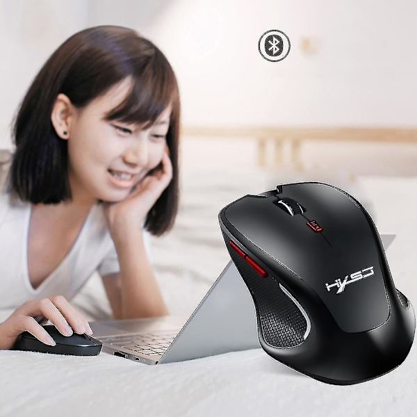 Hxsj T21 2.4ghz Bluetooth trådløs 2400dpi gamingmus