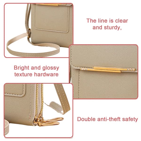 Muodikas matkapuhelinlaukku light Pink