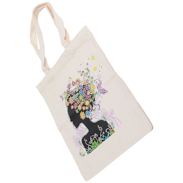 Diamantmaleri Tote Bag Praktisk Farverig Speciel til Skoletaske Opbevaring Picnic Rejsegaver BB024 YEMAA