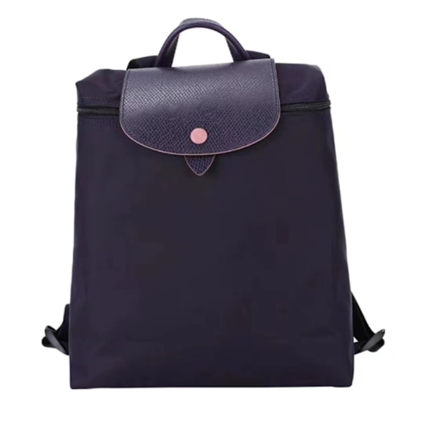 Fransk Longchamp Dumpling Bag Casual Lätt Vattentät Nylon Ryggsäck 7