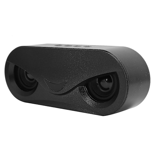 Bærbar Trådløs Bluetooth Dobbelt Højttaler med LED Lys og Bas Stereo til U Disk