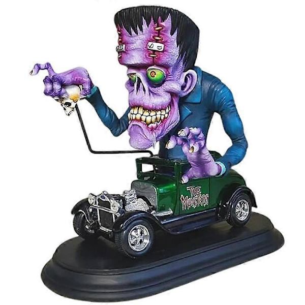 Angry Big Mouth -patsas Rat Fink keräilymalli lelu Halloween-koriste hirviö ajaminen