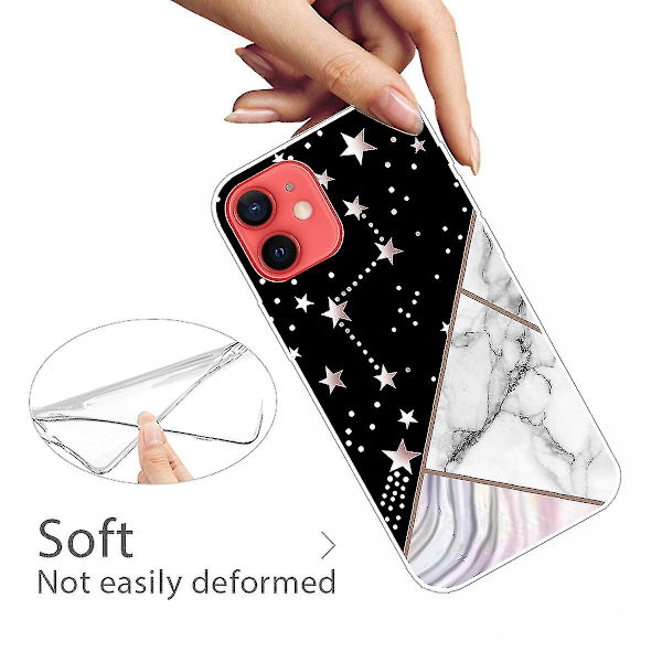 A-serie marmor mønster TPU-cover til iPhone 13