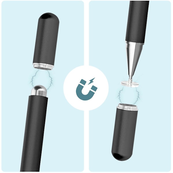 Universal Smartphone- och Tablet-pekstift Hög Precision Vit