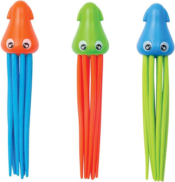 Flytande Bläckfisk Dykleksak - 3-pack