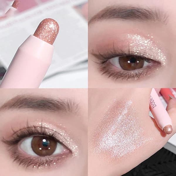 Glitter Ögonskuggsstift, Långvarig Ögonmakeup, Z9u0 Champagne Guld, 1 Stift