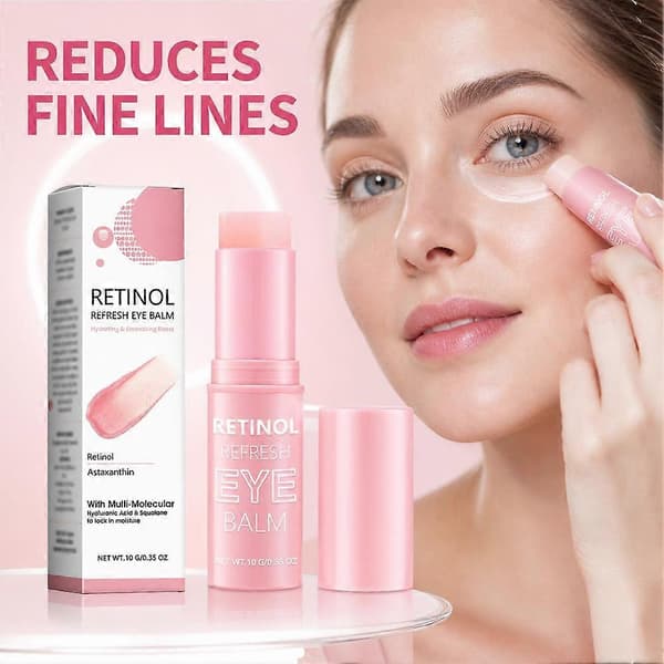 Retinol Refresh øyebalsam for fuktighet og glatt boost 2pcs