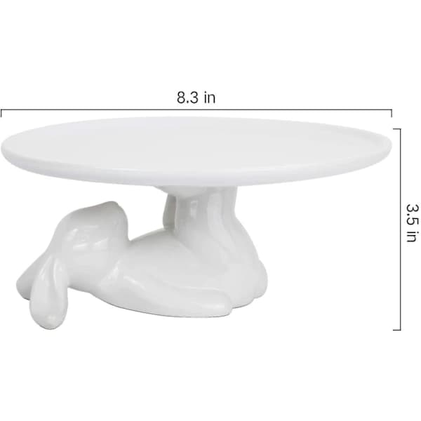 Keramisk cupcake-stativ, dessertfat, egnet for snacks og kaker