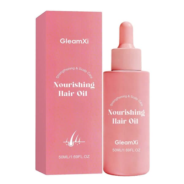 Närande hårolja, 50 ml stärkande & hårbottenvårdsserum 2pcs