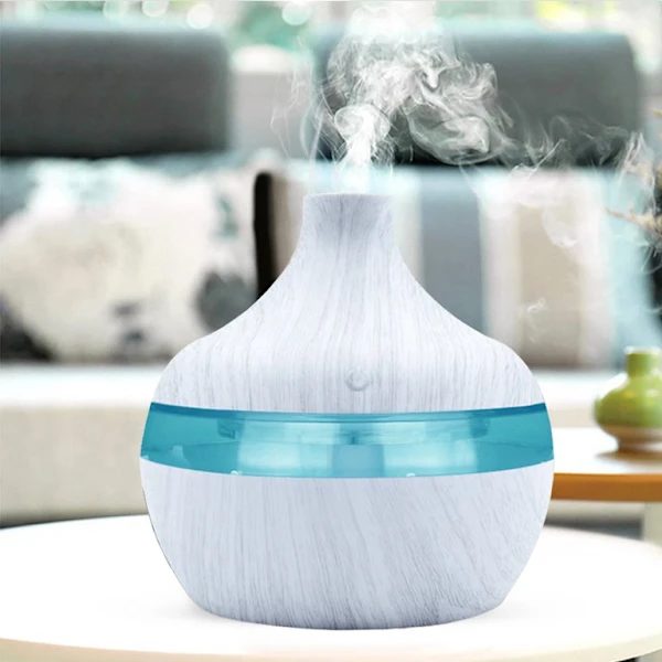 Luftfugter og Aroma Diffuser — 300 ml, Hvid