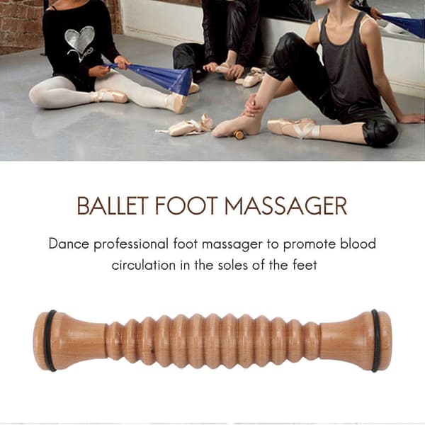 Fotmassasjer Instep Former Fotvalse Tre Fotvalse Avslapping Trykkreduserer Solid