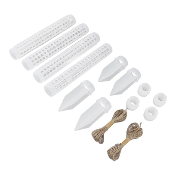 Staplingsbara Mossstavar i Mesh för Inomhusväxter Monstera Klätterväxt Plaststöd Kit