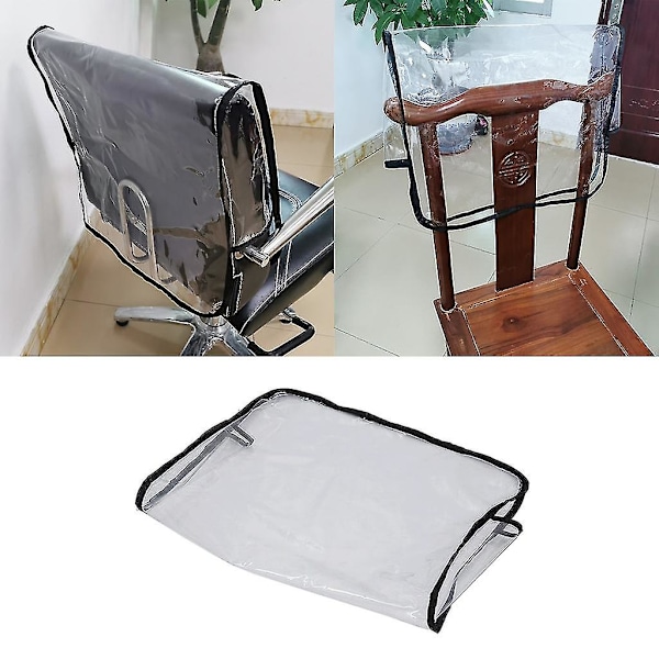Salong Spa Professionell Plast Transparenta Skydd Barbera Skönhetssalong Stol Skyddande Överdrag Frisörstol Ryggöverdrag