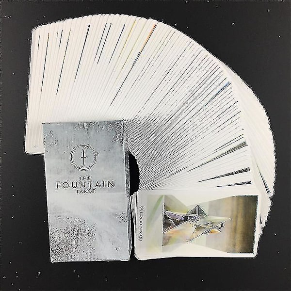 The Fountain Tarot Cards Guidebook Deck Brætspil Til Familiefest Underholdning Spillekort 1stk Dug