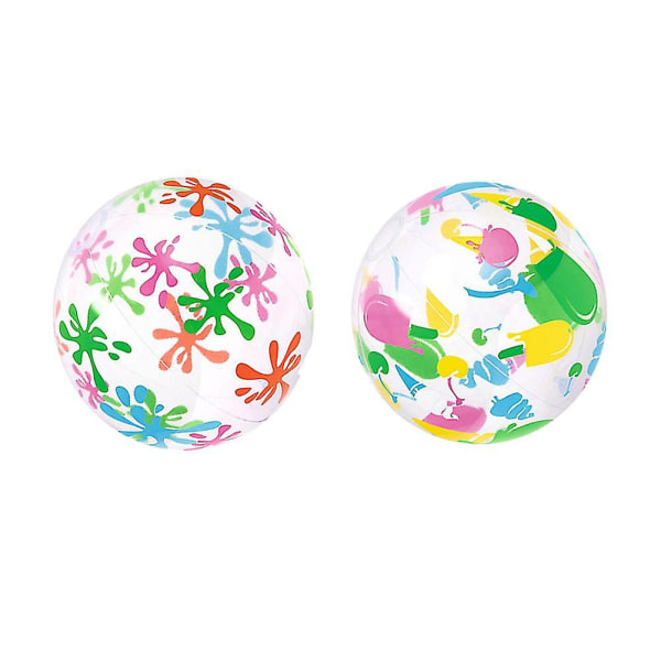 2st roliga premium kreativa pvc vattenboll uppblåsbar boll badboll för pool utomhus sommar