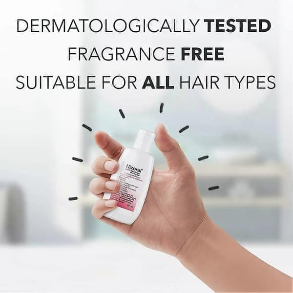 Problemløsning 60ml Nizoral Anti-skæl Rød Shampoo 60ml 2pcs