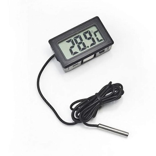 Digital Frys-/Kyltermometer med Magnet och Stativ Digital Frystermometer med LED-Larm Indikator