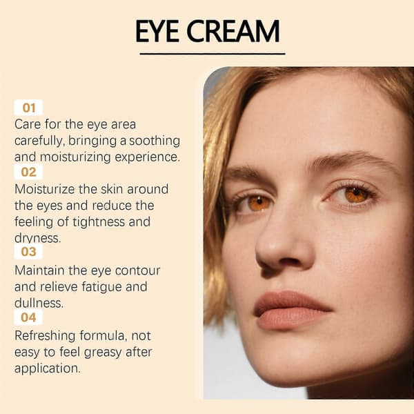 Lift Eye Gel 10g Karbomer-infunderad ögonkräm för mörka ringar och svullnad 3pcs