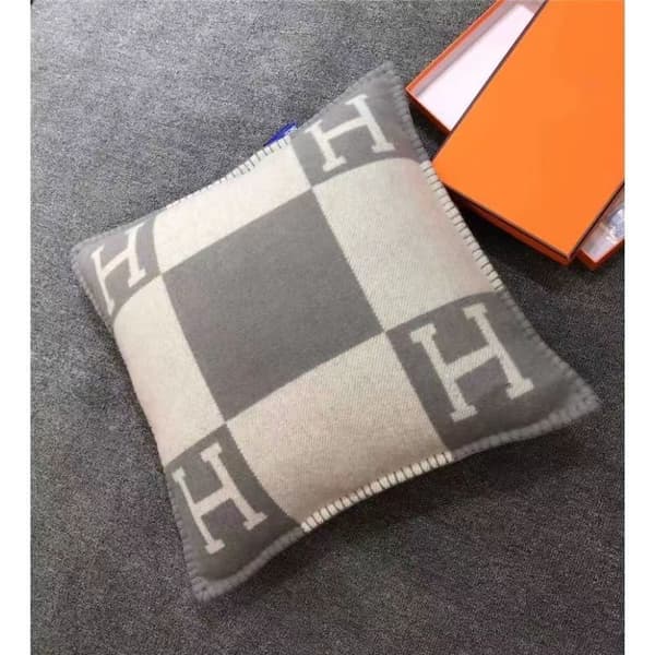 45x45cm H Bokstav Ull Kashmir Kuddfodral Våningssäng Soffa Flygplan Khaki