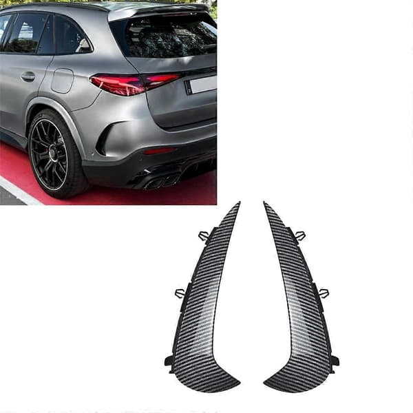 Bakre stötfångardiffusor Splitter Spoiler Karosskit för GLC-klass X254 Line 2023+ Kolfiber