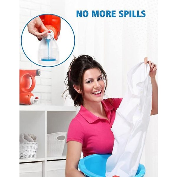 Tøjvaskemiddel kopholder, vaskemiddel drypfanger, skyllemiddel Gadget kopholder 2 stk.