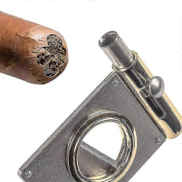 Cigar Cutter Hulåbner 2-i-1 Cigar Cutter Tilbehør
