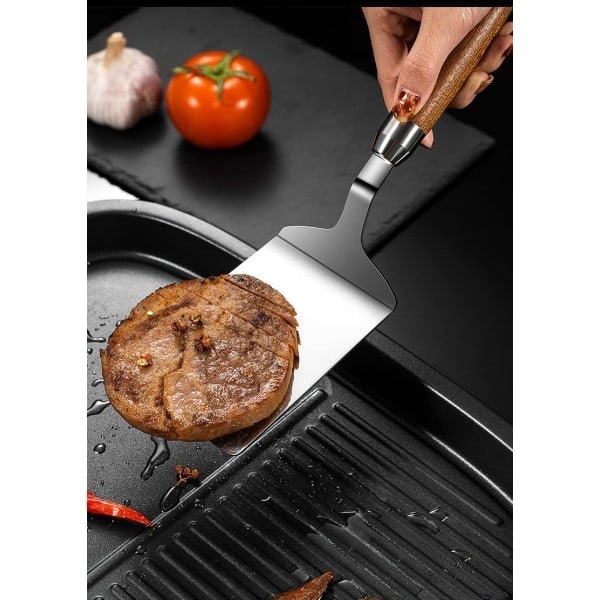 Professionel spatel/skraber, rustfri stålspatel, BBQ-tilbehør