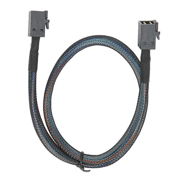 Adapterkabel Datakabel SFF-8643 til SFF8643 H0106 Server Indbygget Mini Sas Hd36p Nylonflettet (0,5 meter)