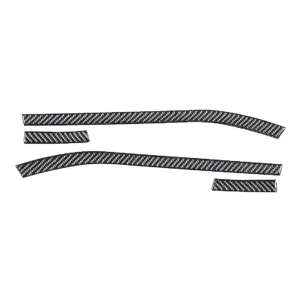 For 2022-2023 Headlight Eyebrow Sticker Real Carbon Fiber Soft