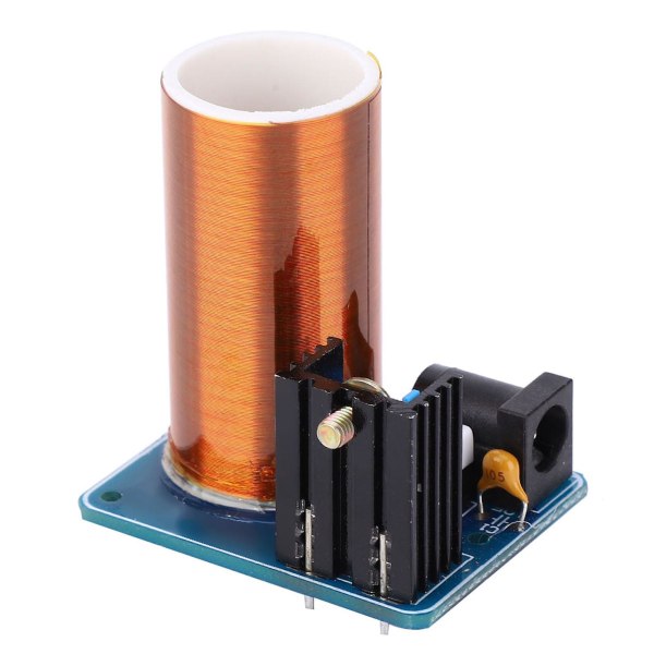Mini Tesla Coil Remote Led Spark Module Kit Elektronisk gjør-det-selv-sett Dc12v ferdig produkt