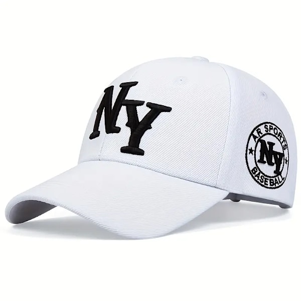 1 stk. Stilfuld Unisex Baseball Cap med Justerbar Solskærm til Udendørs Aktiviteter og Fester