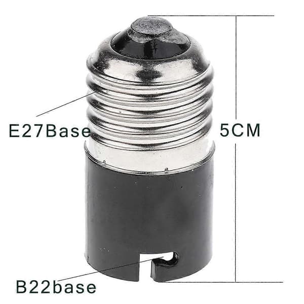 E27 til B22 Base Konverter Adapter 3-pak