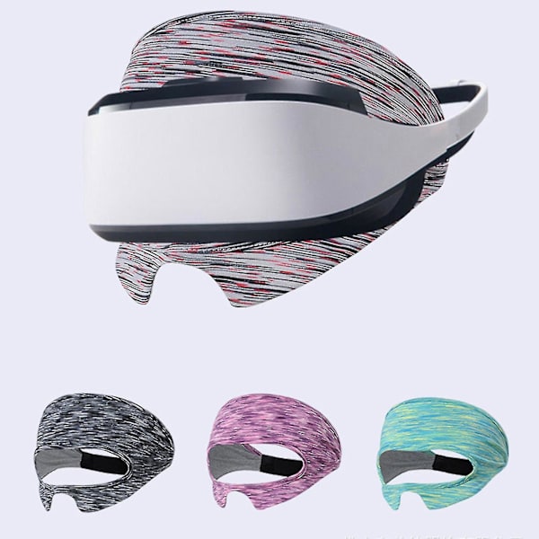 Vr-masker Åndbar Elastisk Svedbånd Til Oculus Quest 2, Virtual Reality-headset Vr-tilbehør (1 stk., Lilla)