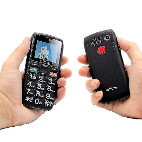 Mobiltelefoner för äldre, seniormobiltelefoner med SOS-knapp, mobiltelefon med stora knappar
