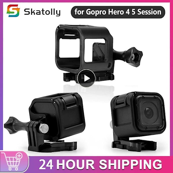 Kannettava kamera matala profiili kehys kotelo säädettävä matala profiili asennuspidike GoPro Hero 4 5 Session Go Pro tarvikkeille