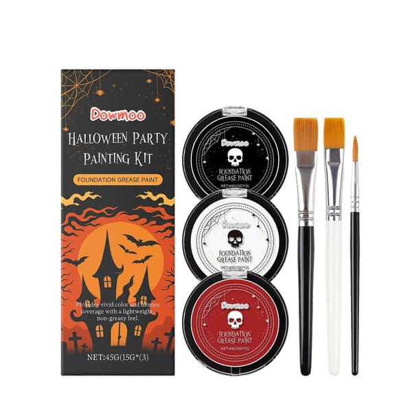Ansigtsmaling sæt til Halloween maskeradefest makeup