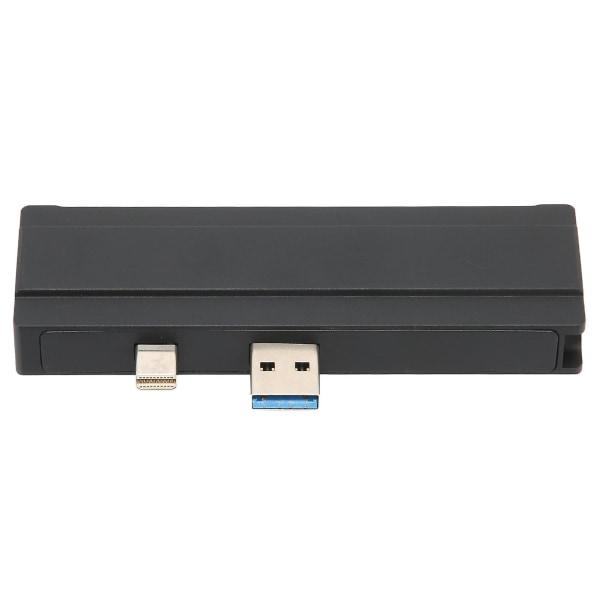 For Surface Dock 5 i 1 5 Gbps Minnekortleser 4k Oppløsning Aluminiums skall Hot Swap Usb3.0 Hub For Win10 For Win Xp svart