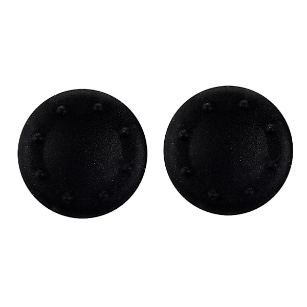 Nya Spel Tumme Joystick Greppfodral Lock Cover för PS2 PS3 Kontroller - Svart