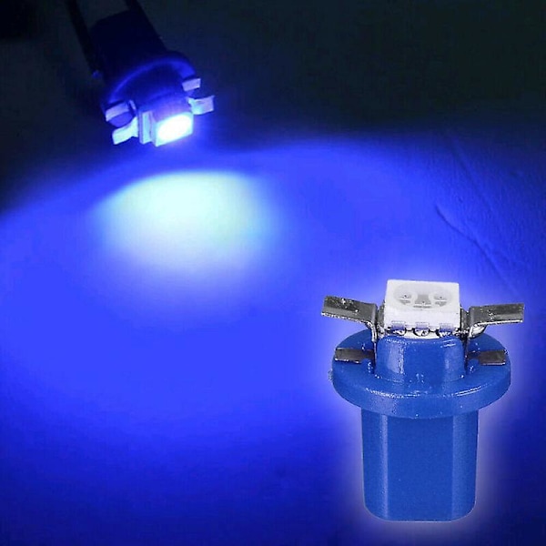 10 st T5 B8.5d LED-billampor Instrumentbelysning Låg Effekt 5050 Smd Billampor Instrumentpanelströmbrytare 12v