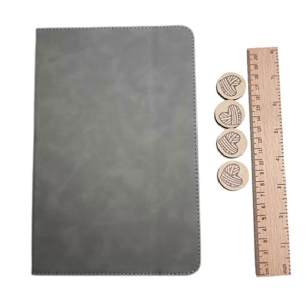 Virkadiagramhållare Virkningsmönsterhållare Enkel att använda Vikbar Bärbar Magnetisk Stickningsdiagramhållare, Grå