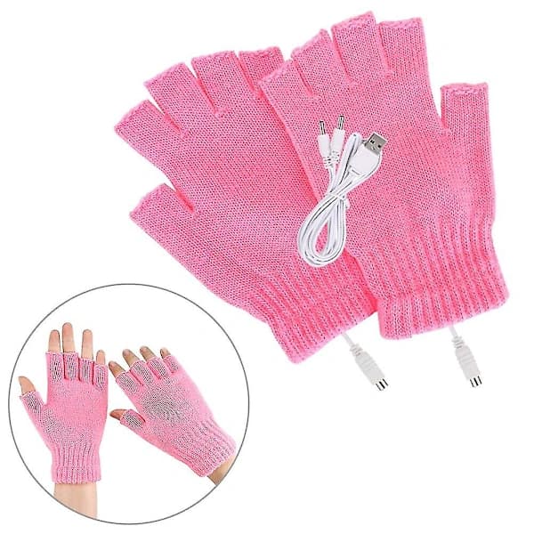 Unisex opvarmede handsker, vintervarme USB elektriske fingervanter 1
