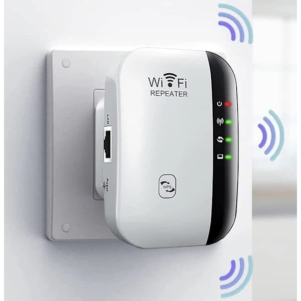 WiFi-signalförstärkare (Räckviddsförlängare) — Vit