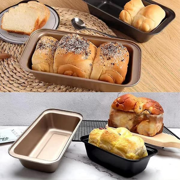 Brødform Brødform For Baking, Ikke-klebende Karbonstål Baking Brød Toast Mold Brød Baking Pan Sett (
