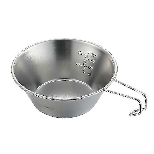 Campingkopp i rustfritt stål - Lett og kompakt kokekar, turkopp, kaffekopp, bolle