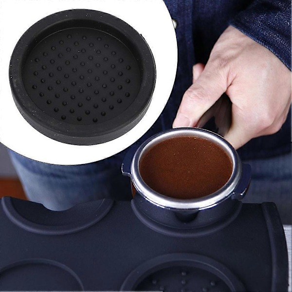5 stk Runde Silikonmatter for Knusing Kaffe Bønner Maling Underlag Trykk Pulver Pute Verktøy YEMAA